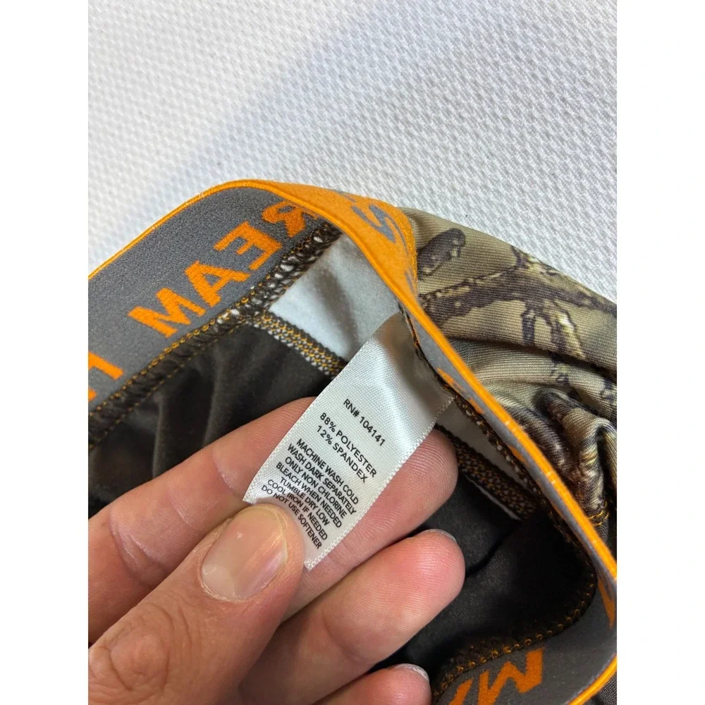 Field & Stream Mens NoScent C3 SmartWick Camo‎ Base Layer Leggings Brown LG